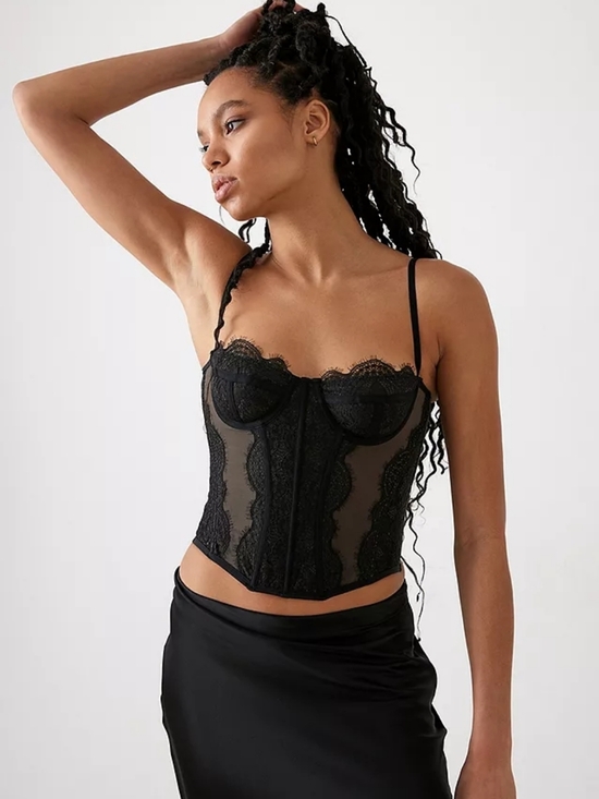 Urban Outfitters Tops - Out From Under Urban Outfitters Modern Love Lace Corset Size Small